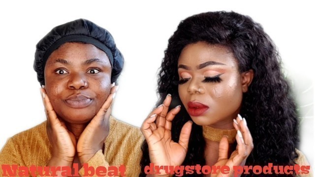 easy makeup tutorial _ how I cover up my cystic acne & blemishes skin | using drugstore products