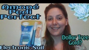 Amopé Pedi Perfect Electronic Nail Care System: Dollar Tree Gold?