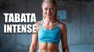 '12 Minute Full Body TABATA - Crossfit Home Workout of the Day - INTENSE - No Equipment'