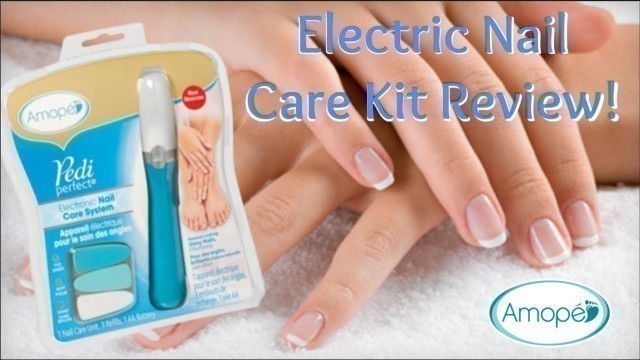 Amope Electric Nail Care How to use & Review it in a Minute! | Nikki Stixx