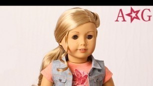 How to Style Hair with Tenney! | Doll Hairstyles | American Girl