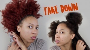 CROCHET BRAIDS TAKE DOWN QUICK & EASY | HOT OIL TREATMENT