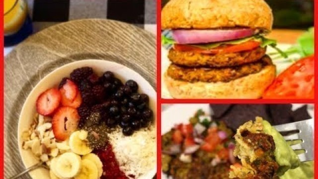 '• DANIEL FAST- WHAT I ATE TODAY- PB Cacao Oats- Vegetable Patties•'