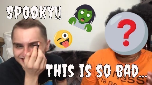 'Doing My Friend\'s Halloween Makeup'