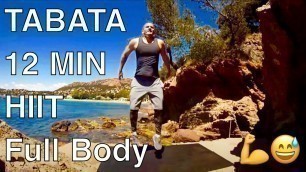 'Tabata full body workout 12 min / Interval training motivation'
