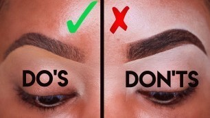 'MAKEUP FOR BEGINNERS: EYEBROW DO\'S AND DON\'TS! | KYRA KNOX'