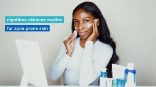 nighttime differin skincare routine for acne and hyperpigmentation