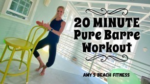 'Slow Pure Barre Home Workout - Only 20 MINUTES'