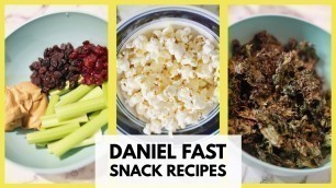 'Daniel Fast Snacks | Meal Ideas'