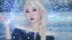 '겨울왕국2 엘사 메이크업❄️ 렬안나랑 커플 기원..