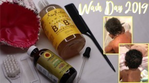 HER HAIR IS GROWING | The Best Newborn Wash Day Routine 2019 | Prevent Infant Hair Loss
