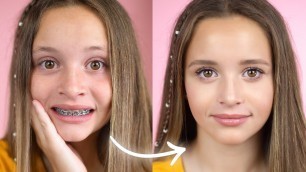 'EASY TEEN MAKEUP TUTORIAL USING DRUGSTORE PRODUCTS! | Everyday Natural Look For High School.'