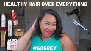 'My Natural AND Relaxed Hair Journey, Routine, and Favorite Products + PRO TIPS!'