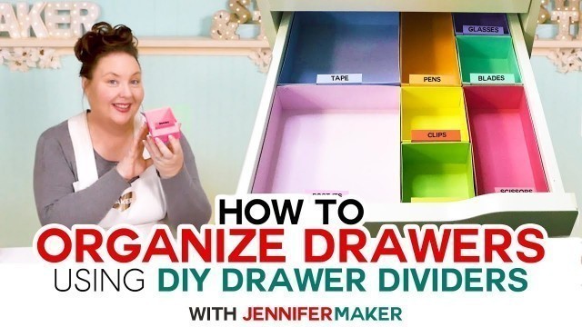 'How to Organize Your Drawers + DIY Drawer Dividers!'