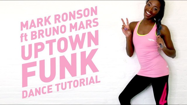 'Uptown Funk Dance Tutorial | AJ Odudu'