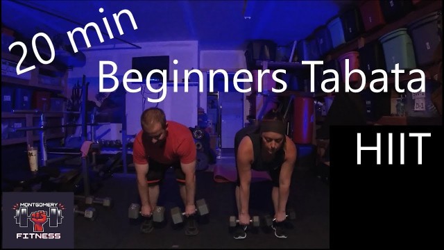 '20 Min Beginners Tabata Workout ( 30 Sec HIIT ) Upper Body Main Focus ( Full Body Workout )'