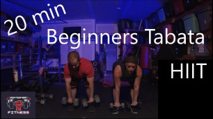 '20 Min Beginners Tabata Workout ( 30 Sec HIIT ) Upper Body Main Focus ( Full Body Workout )'