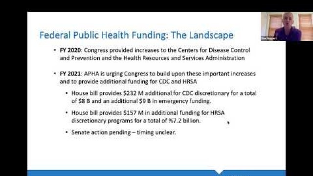APHA Speak for Health 2020 Webinar