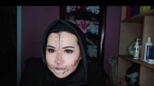 'Tutorial creepy doll makeup'