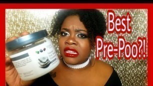 'BEST PRE-POO?! | Eden Bodyworks Coconut Shea Natural Hair Treatment Review'