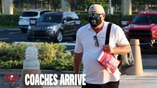 Buccaneers Coaches Arrive Back at AdventHealth Training Center