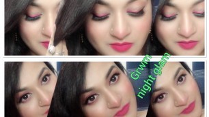'Quick and easy Grwm /night glam /simple night glam makeup tutorial ❤️