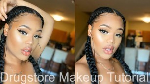Everyday Natural Drugstore Makeup Tutorial || For Black Women || Beginner Friendly|| Inexpensive