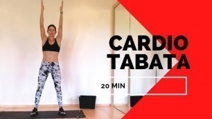 'Cardio workout Tabata 20 minutes'
