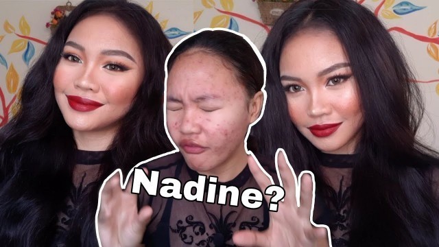 'PERFECT PROM LOOK USING AFFORDABLE MAKEUP! Naging kamukha ko si Nadine!'