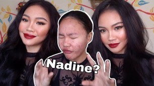'PERFECT PROM LOOK USING AFFORDABLE MAKEUP! Naging kamukha ko si Nadine!'