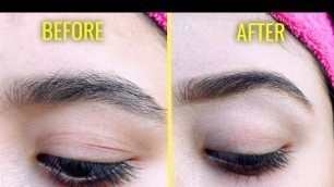 'How to Shape Eyebrow without Threading or Waxing, Shape your Eyebrows (Very Easy)'