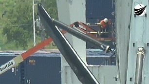 SpaceX - Leg Anomaly - In Port  07-07-2020