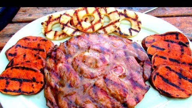 'Honey Mustard Grilled Ham Steak - Ham Recipe'