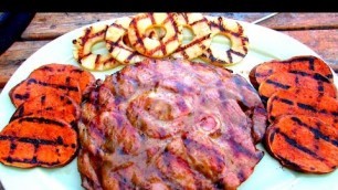 'Honey Mustard Grilled Ham Steak - Ham Recipe'