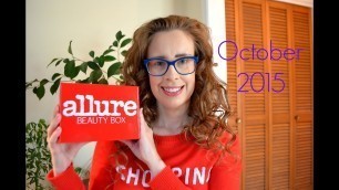 October 2015 Allure Beauty Box