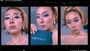 Euphoria Rhinestone Makeup Using Affordable Makeup | Alterego | 저렴한 화장품으로 보석 화장 하기 | HeyJuHey