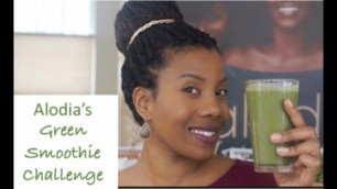 Alodia's Green Smoothie Recipe for Healthy Moisturized Hair!