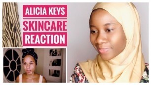 ALICIA KEYS SKINCARE ROUTINE | MY THOUGHTS & REACTION #ALICIAKEYS