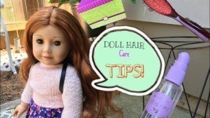 HOW TO CARE FOR YOUR DOLLS HAIR! (Tools, and more!)