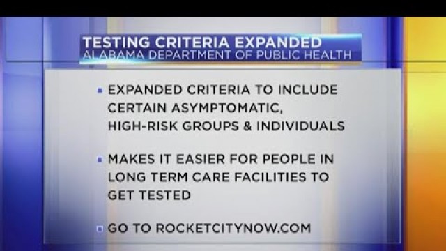 ADPH makes changes to COVID-19 testing criteria
