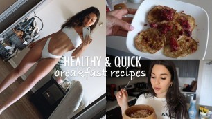 '3 New & Healthy Breakfast Recipes | Dairy & Gluten Free'