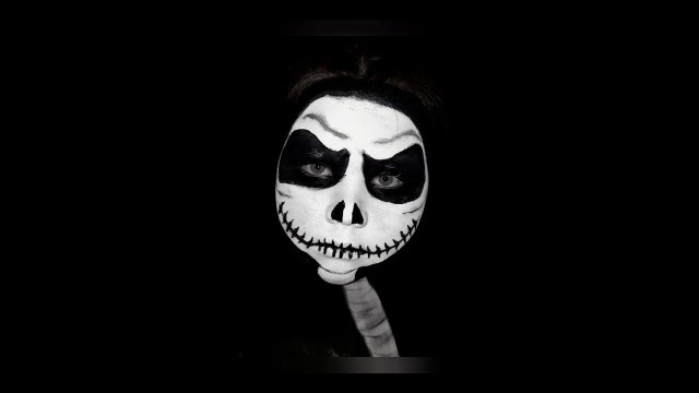 'DIY \'JACK SKELLINGTON\' THE NIGHTMARE BEFORE CHRISTMAS MAKEUP'