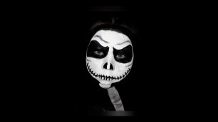 'DIY \'JACK SKELLINGTON\' THE NIGHTMARE BEFORE CHRISTMAS MAKEUP'