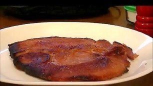 'Recipe for a DELICIOUS Orange Glazed Ham Steak that is Low Carb'