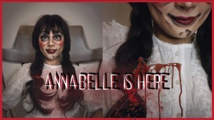 '【ANNABELLE MAKEUP】恐怖安娜贝儿万圣节妆容 | CREEPY DOLL 2.0 | Halloween Make Up_by Bambi 2019'