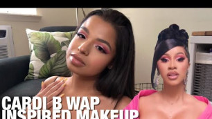 'Cardi B WAP Music Video Inspired Makeup | Chelsea Marie'