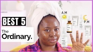 The Ordinary Best 5 for Acne, Dark Spots, Hyperpigmentation | Day + Night Skincare Routine 2020