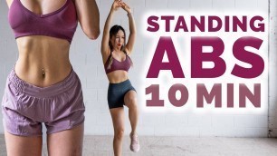 10 Min Standing Abs Workout to get Ripped ABS