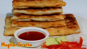 'Mughlai Paratha With 1 Boiled Egg & 1 cup Maida ! Easy Moglai Porota I Paratha Recipe'