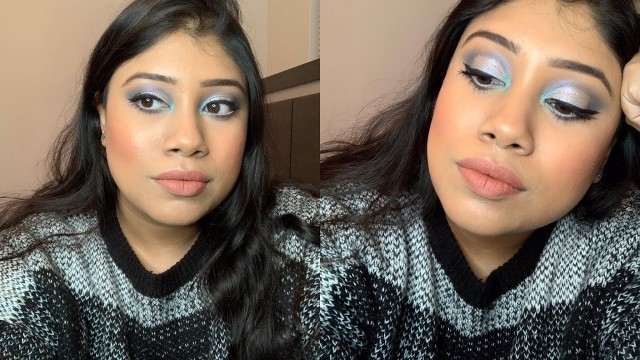 'Princess Elsa inspired makeup look'